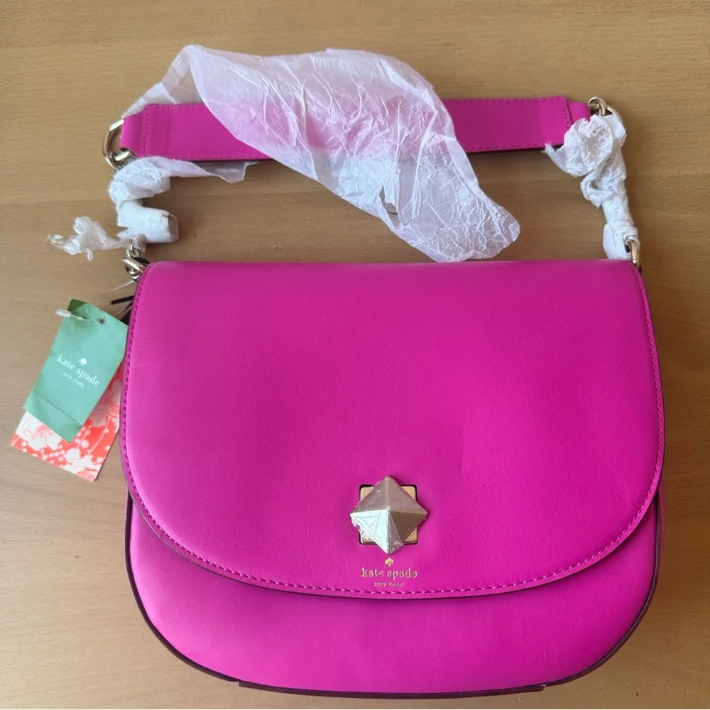 Brand New With Tags Women’s Hot Pink Kate Spade Shoulder Bag